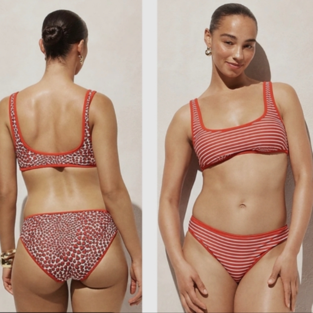 J.Crew Reversible Bikini Set